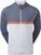 Hoodie/Džemper Footjoy Colour Blocked Chillout Mens Sweater Slate/White/Coral M