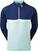 Moletom/Suéter Footjoy Colour Blocked Chillout Mens Sweater Deep Blue/Mint/White L