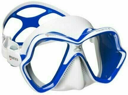 Potápačská maska Mares X-Vision Ultra Liquidskin White/Blue - 1