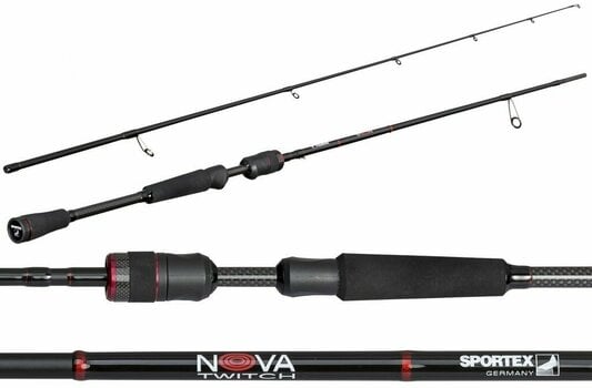 Canne à pêche Sportex Nova Twitch 2,40 m 20 g 2 parties - 1