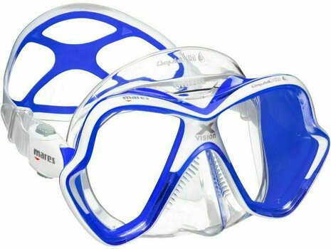 Diving Mask Mares X-Vision Ultra Liquidskin Clear/Blue White - 1