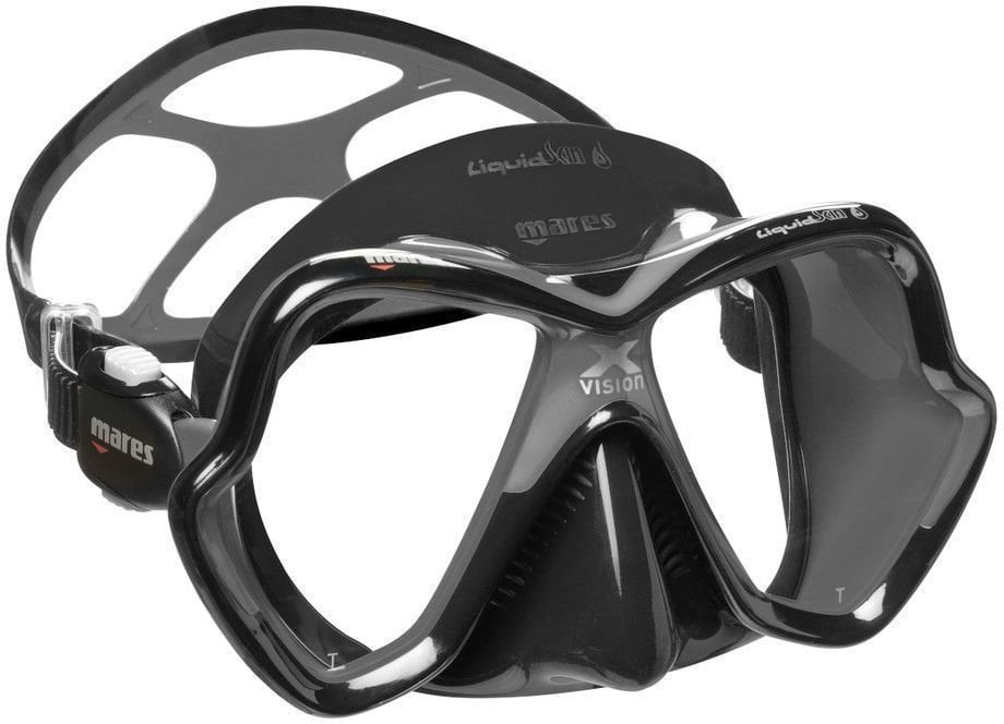 Maska do nurkowania Mares X-Vision Ultra Liquidskin Black/Grey Black