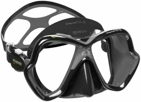Potápačská maska Mares X-Vision Ultra Liquidskin Black/Grey Black - 1