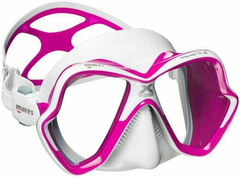 Potápěčská maska Mares X-Vision Ultra Liquidskin White/Pink White - 1