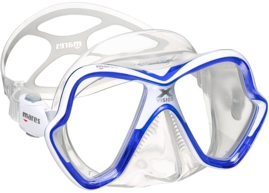 Tauchermaske Mares X-Vision Clear/Blue White