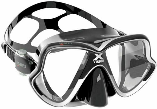 Maska do nurkowania Mares X-Vision Mid 2.0 Black/Black White - 1