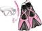 Diving set Mares Set X-One Pirate Pink XS