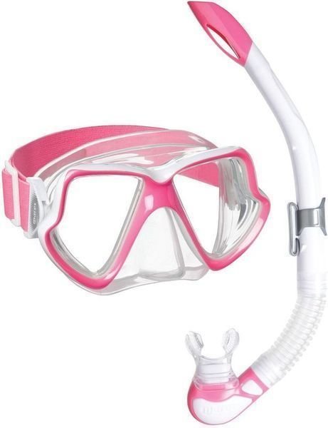 Ronilački set Mares Combo Wahoo Neon Clear/Pink White