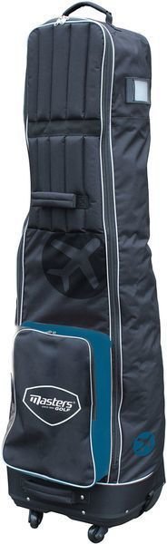 Travel Bag Masters Golf Deluxe 4 Wheeled Flight Cover Black/Blue