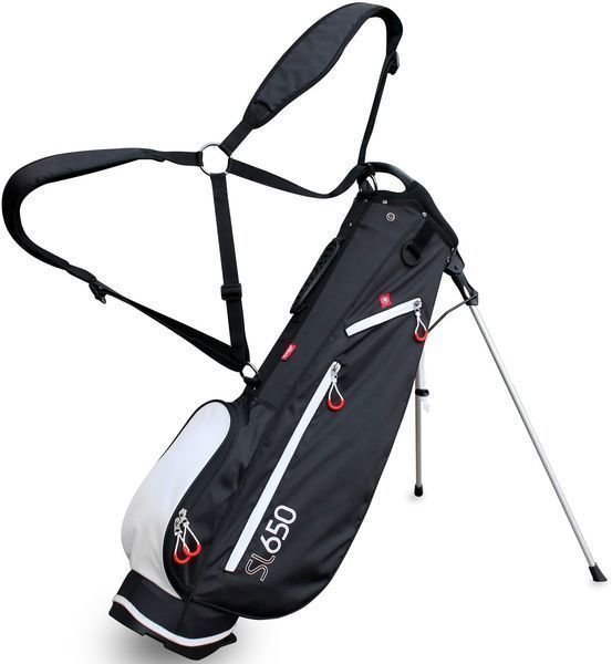 Geanta pentru golf Masters Golf SL650 Black/White Geanta pentru golf