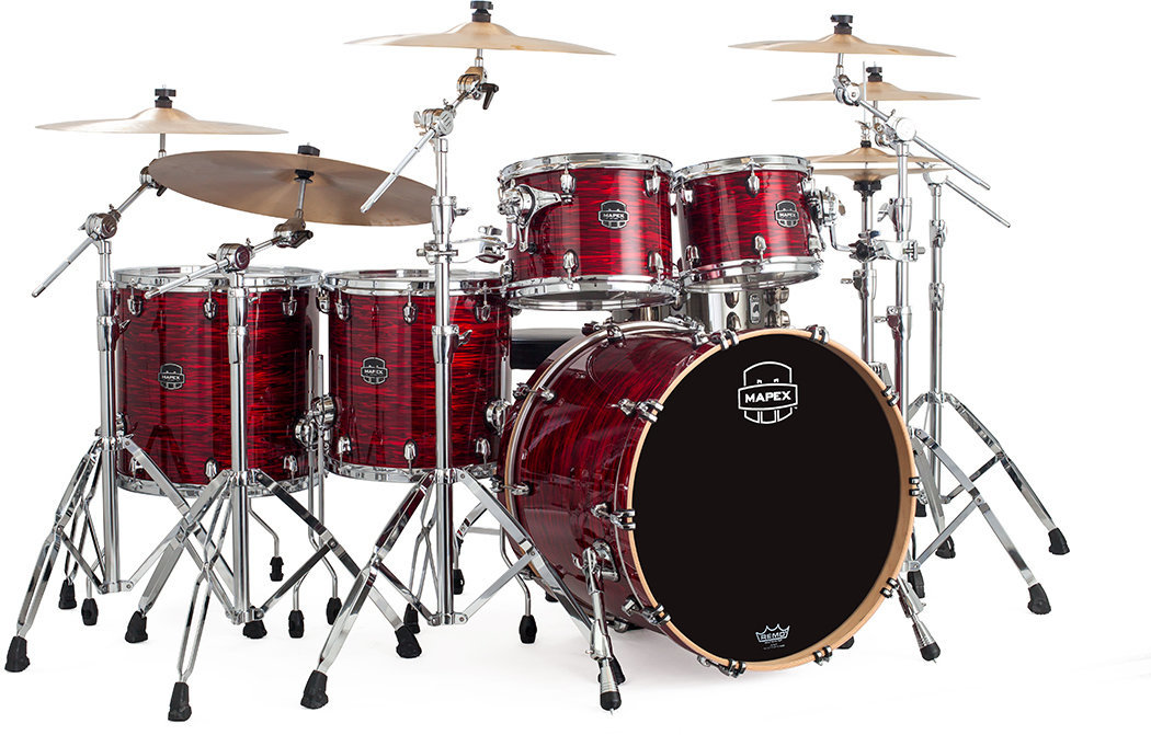 Ακουστικό Ντραμς Σετ Mapex Saturn V MH Studioease Red Pearl Strata