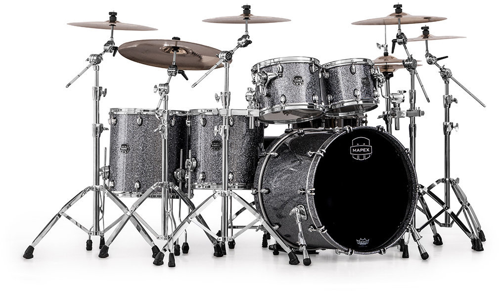 Batterie acoustique Mapex Saturn V MH Studioease Fast Granite Sparkle