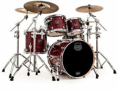 Batterie acoustique Mapex Saturn V Exotic MH Rock 4 Piece Shell Pack Red Strata Pearl - 1