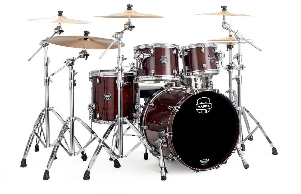 Drumkit Mapex Saturn V MH Fusion Transparent Espresso Walnut