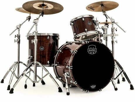 Акустични барабани-комплект Mapex Saturn V MH Rock 3 Piece Shell Pack Espresso Walnut - 1