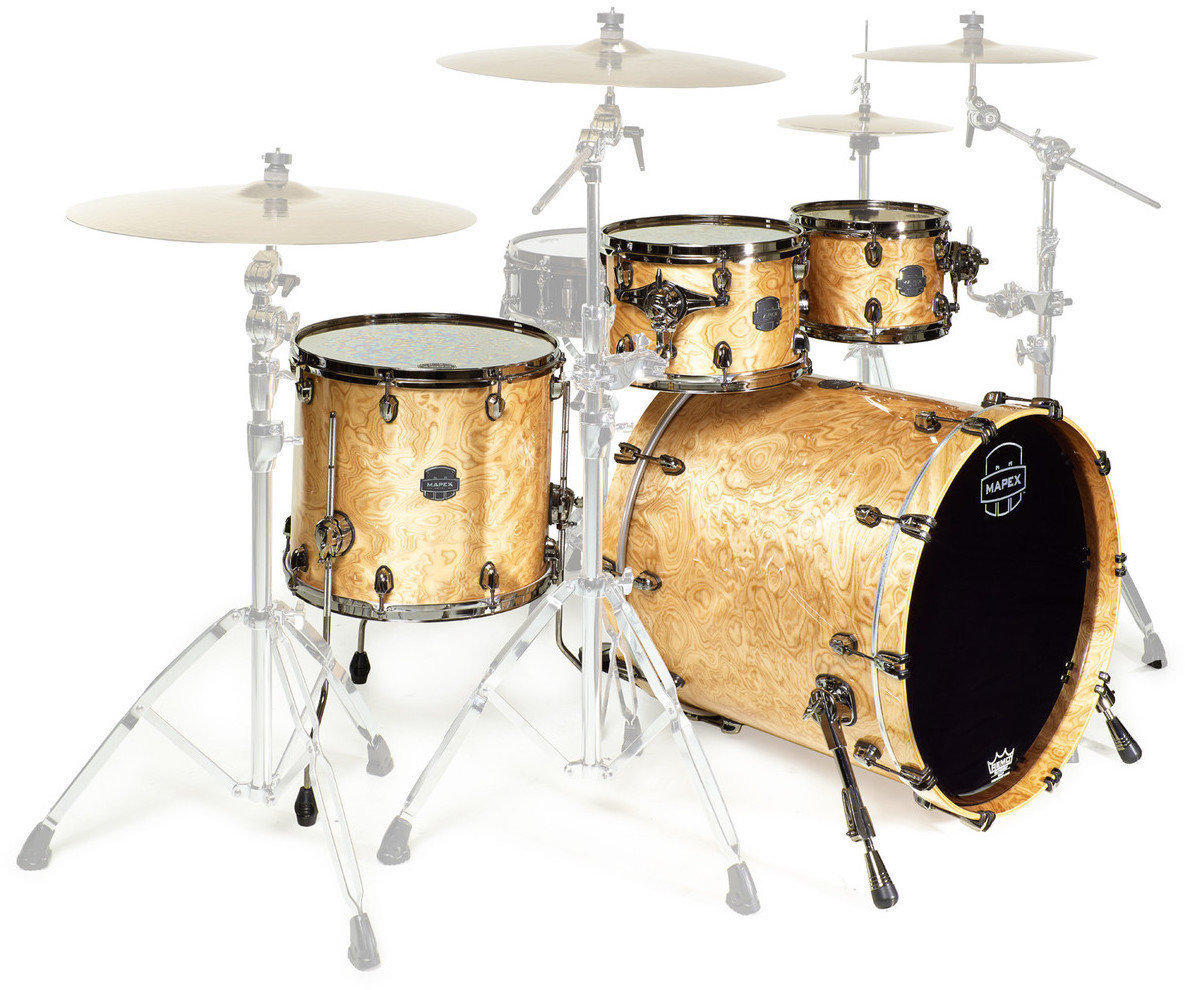 Drumkit Mapex Saturn V MH Fusion Natural Maple Burl