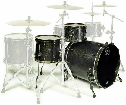 Akustická bicí souprava Mapex Saturn V MH Exotic Jazz Flat Black Maple Burl - 1
