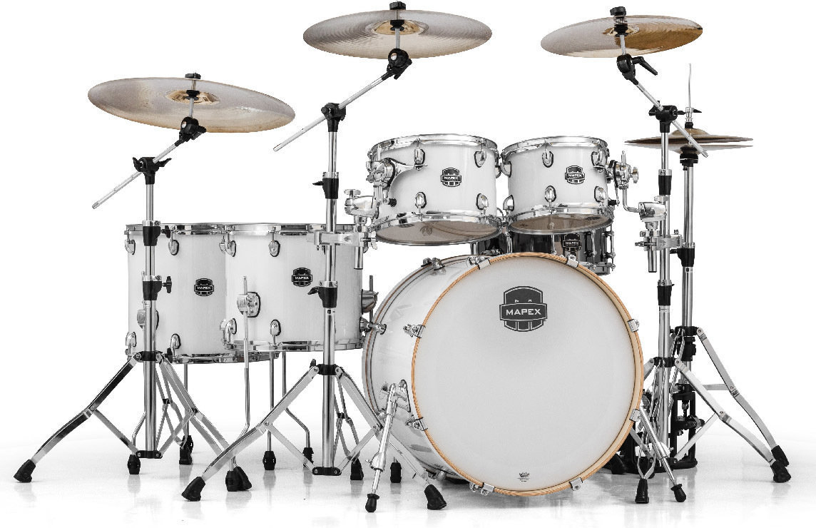 Akustik-Drumset Mapex AR628SFEOW Armory 6 Piece Studioease Fast SP Arctic White