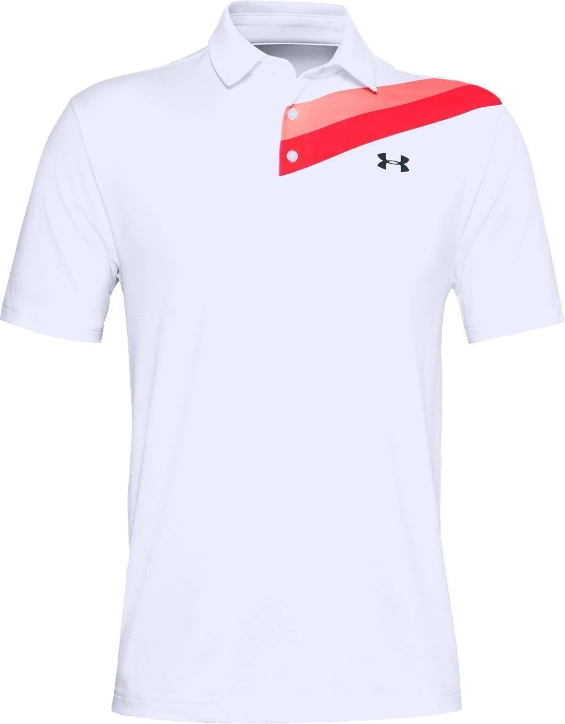 Polo Shirt Under Armour Playoff 2.0 White/Beta/Academy M
