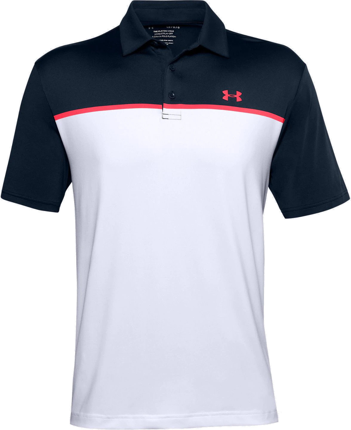 Polo Shirt Under Armour Playoff 2.0 White/Academy XL