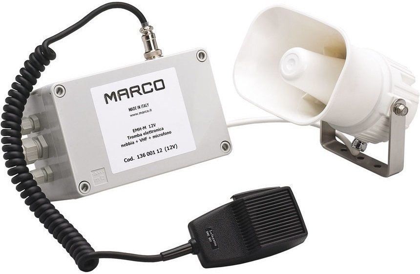 Lodní zvuková signalizace Marco EMH-M Electronic whistle + mike 12V