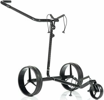 Electric Golf Trolley Jucad Carbon Travel 2.0 Black Electric Golf Trolley (Pre-owned) - 1