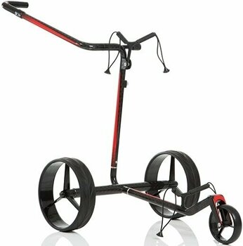 Electric Golf Trolley Jucad Carbon Travel 2.0 Black/Red Electric Golf Trolley - 1