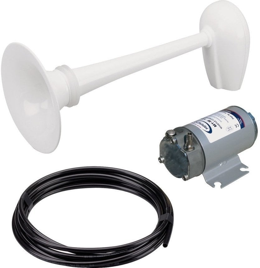 Lodní houkačka Marco PW2-BB White whistle 12/20 m o200 mm with compressor 12V