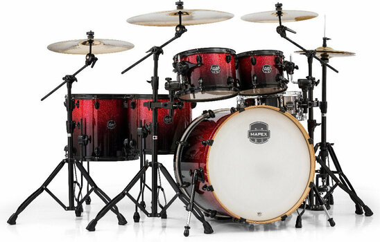 Акустични барабани-комплект Mapex AR628SFEBNV Armory 6 Piece Studioease Fast SP Magma Red - 1