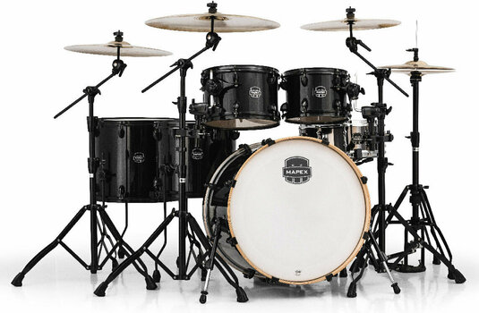 Drumkit Mapex AR628SFEBTB Armory 6 Piece Studioease Fast SP Trans Black - 1