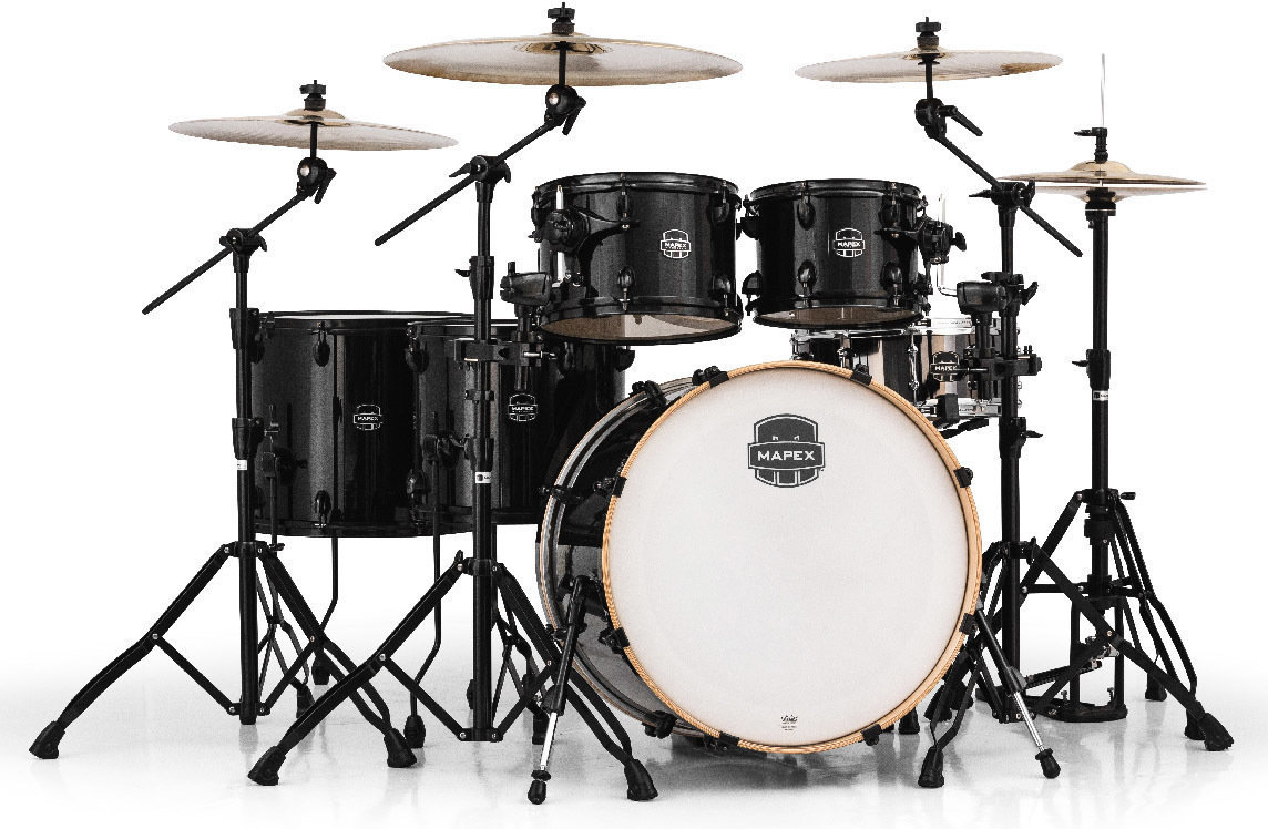 Akoestisch drumstel Mapex AR628SFUBTB Armory 6 Piece Studioease Fast SP Trans Black