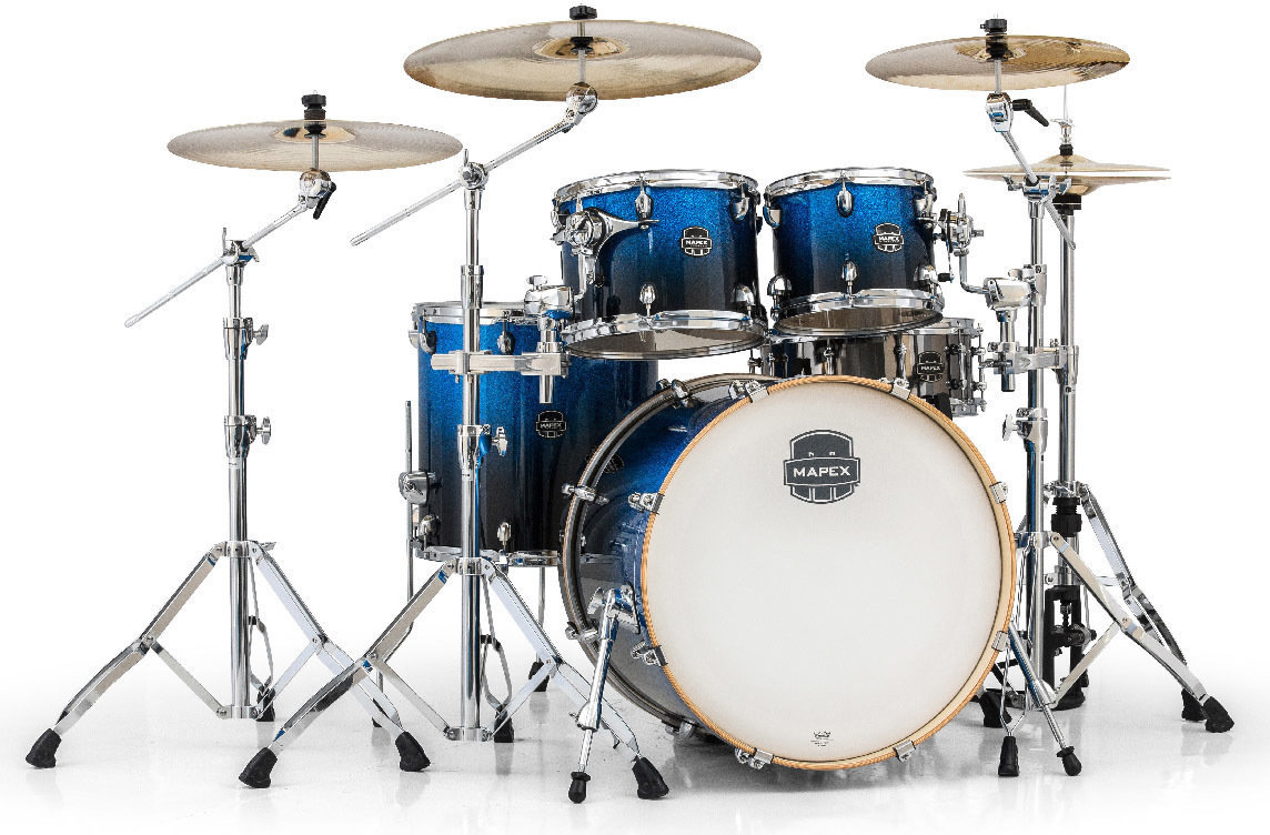 Akoestisch drumstel Mapex Armory 5 Piece Rock Shell Pack Photon Blue