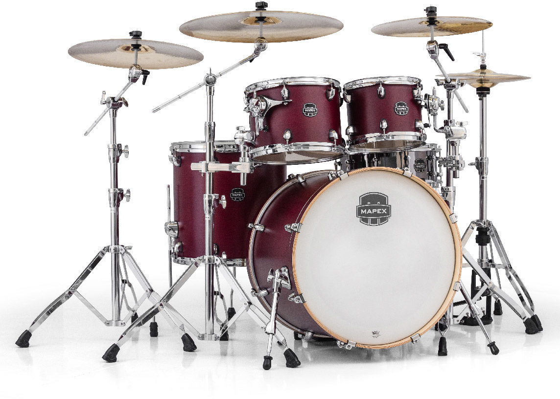 Akoestisch drumstel Mapex Armory 5 Piece Rock Shell Pack Cordovan Red