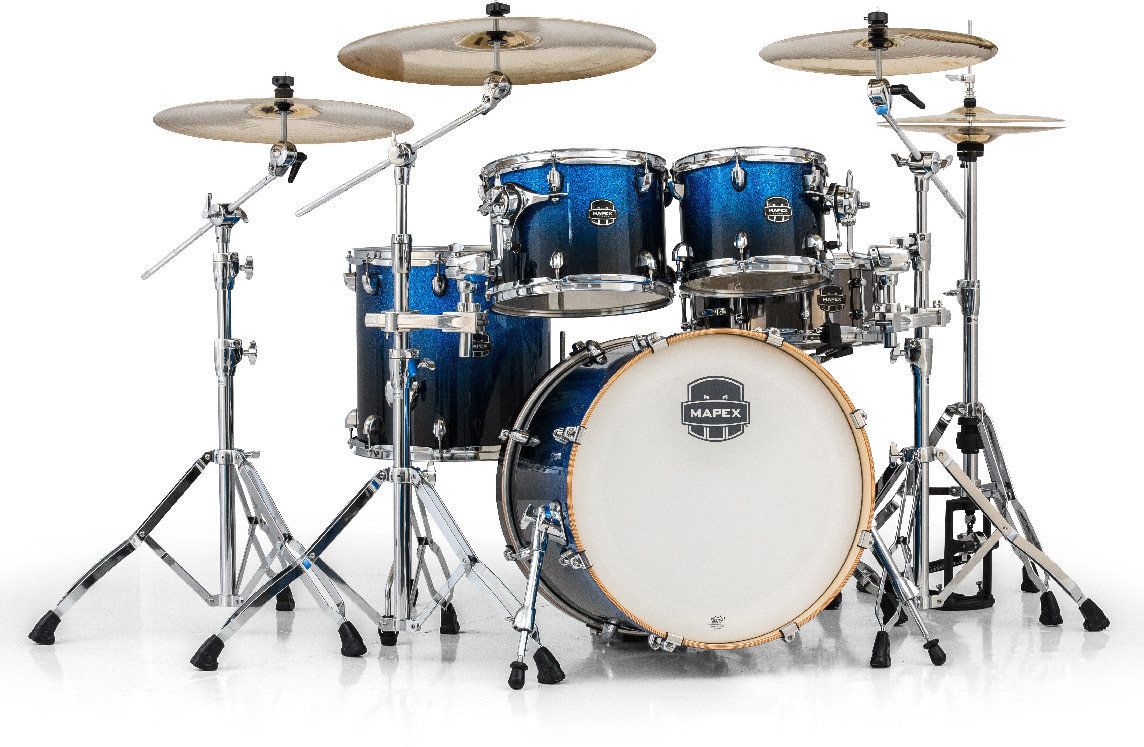 Akoestisch drumstel Mapex Armory 5 Piece Fusion Shell Pack Photon Blue