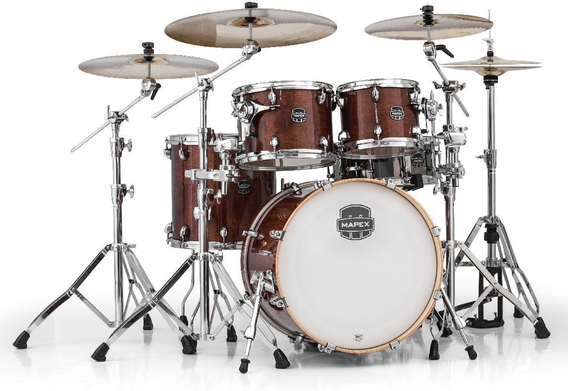 Akoestisch drumstel Mapex Armory 5 Piece Fusion Shell Pack Transparent Walnu
