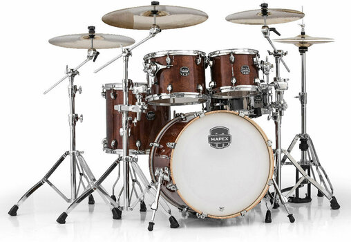 Drumkit Mapex Armory 5 Piece Fusion Shell Pack Transparent Walnu - 1