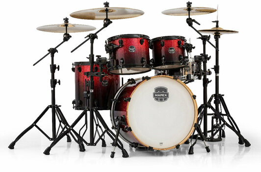 Akustik-Drumset Mapex Armory 5 Piece Fusion Shell Pack Magma Red - 1
