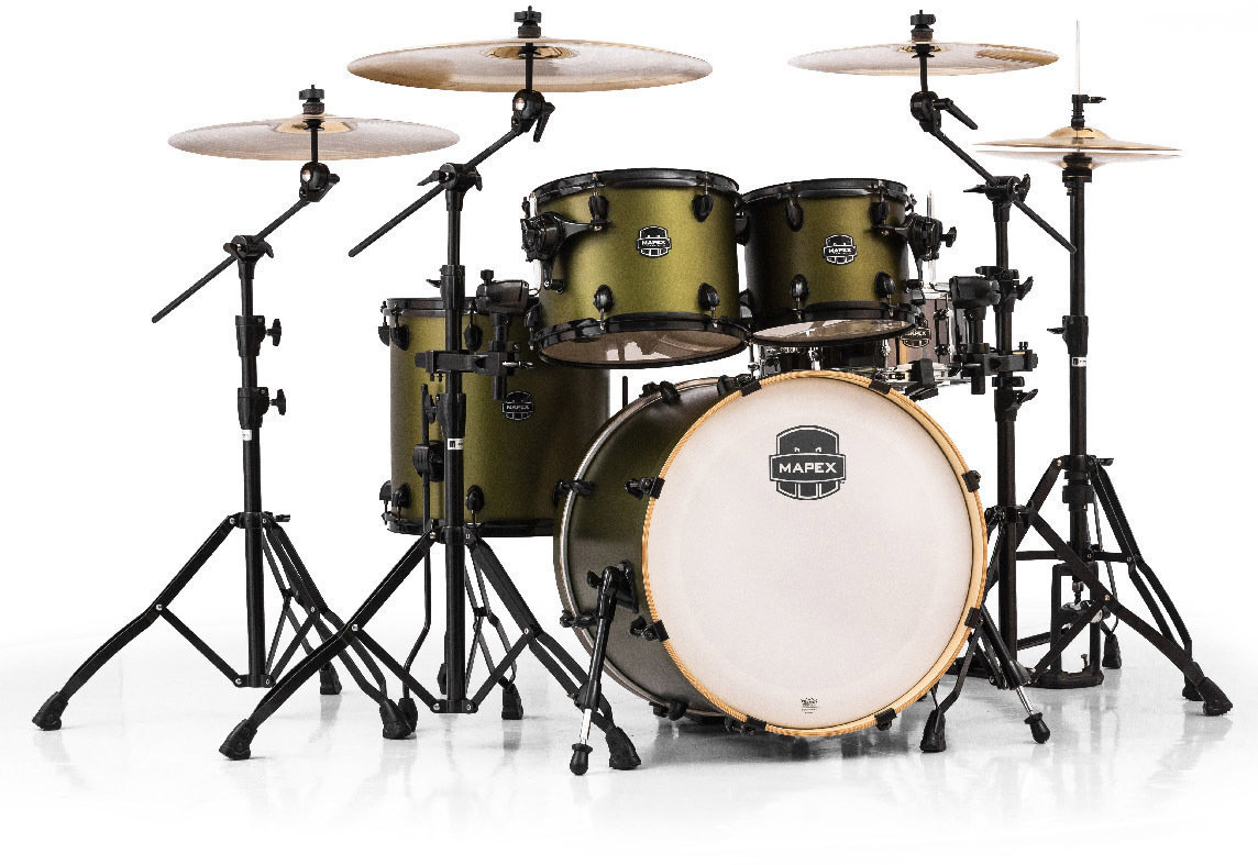 Akoestisch drumstel Mapex Armory 5 Piece Fusion Shell Pack Mantis Green