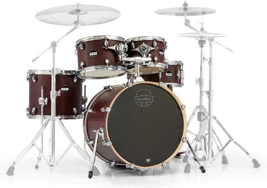 Akoestisch drumstel Mapex Mars 5 Piece Fusion Shell Pack Bloodwood