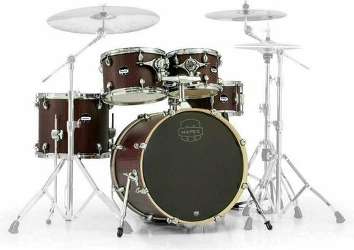Set Batteria Acustica Mapex Mars 5 Piece Fusion Shell Pack Bloodwood - 1