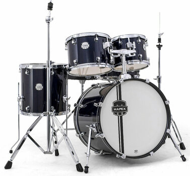 Kit de batería Mapex Voyager 5 Piece Fusion Drum Set Royal Blue - 1