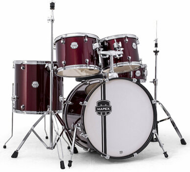 Drumkit Mapex Voyager 5 Piece Standard Drum Set Dark Red - 1