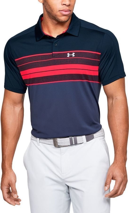 Polo majice Under Armour Vanish Chest Stripe Academy XL