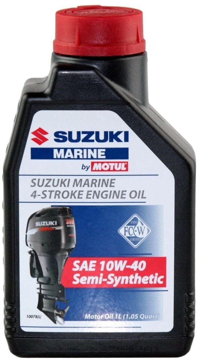 Olej do silników zaburtowych, olej do silników stacjonarnych Suzuki Marine 4-Stroke Engine Oil SAE 10W-40 Semi-Synthetic 1 L