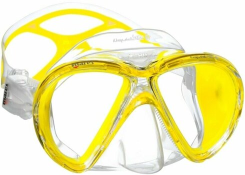 Diving Mask Mares X-VU Liquidskin Clear/Yellow - 1