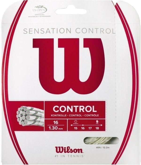Accessoires de tennis Wilson Sensation Control Tennis String 16 g Accessoires de tennis
