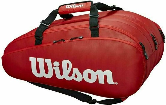 Tenisová taška Wilson Tour Compartment 12 Červená Tenisová taška - 1