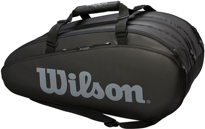 Teniška torba Wilson Tour Compartment 12 Črna Teniška torba