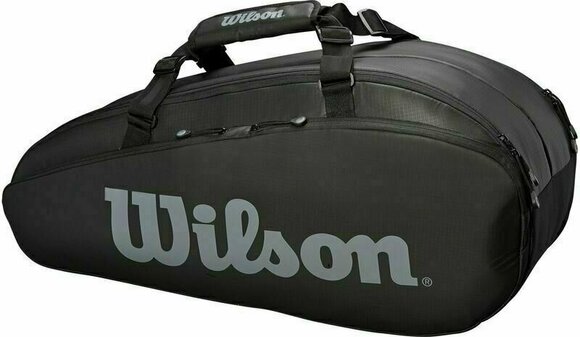 Tenisz táska Wilson Tour Compartment 6 Fekete Tenisz táska - 1