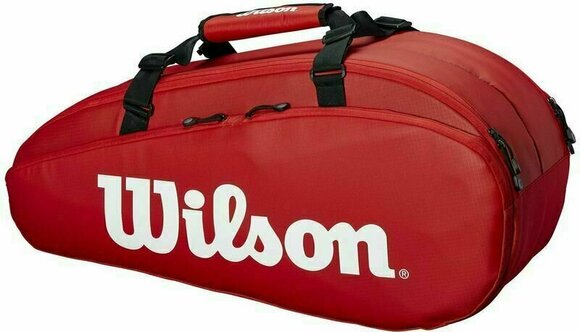 Тенис чанта Wilson Tour Compartment 6 Червен Тенис чанта - 1